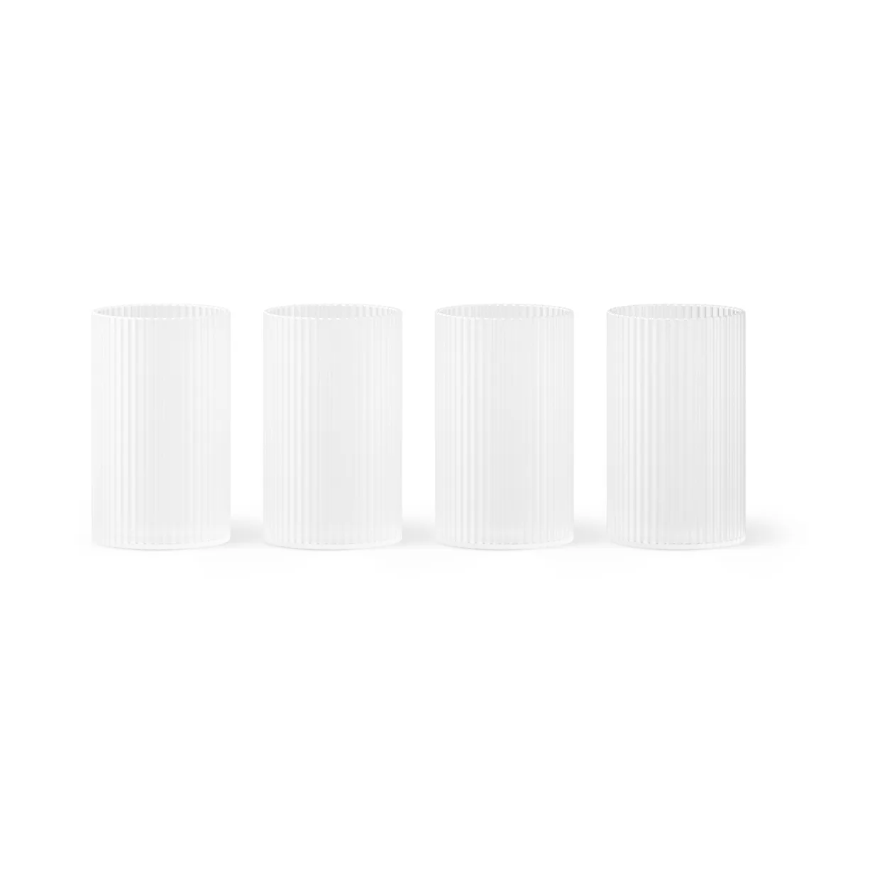 Ferm Living Ripple verrines serveringsglas 14 cl 4-pack Frosted
