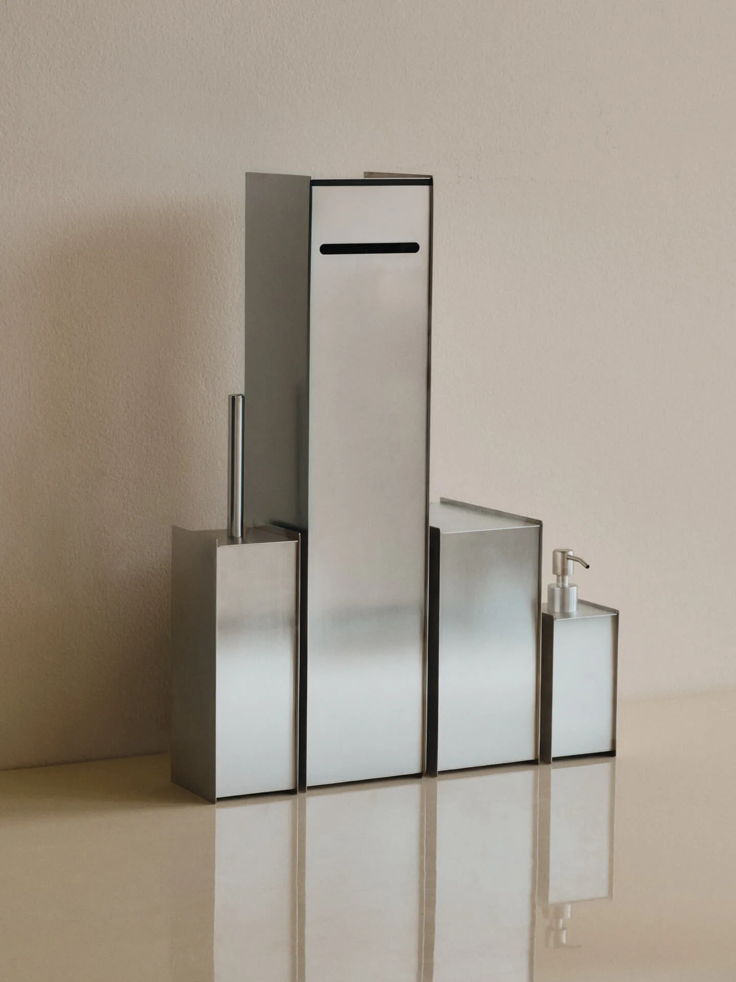 Sama soptunna, Brushed stainless steel Ferm Living