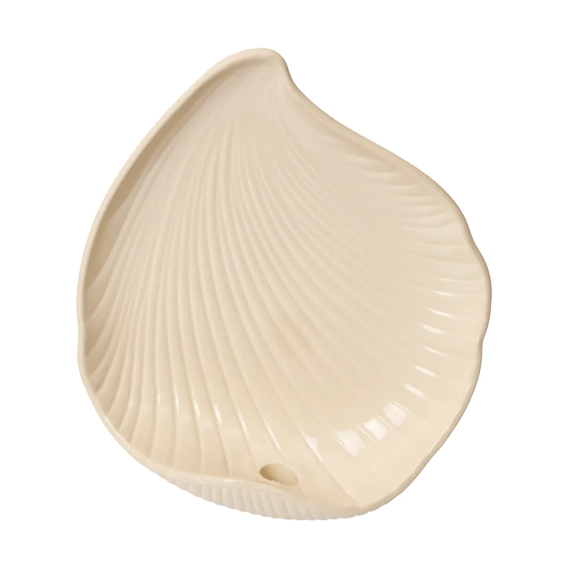 Shell väggljusstake, Off-white, 24x9,5x28,2 cm Ferm Living