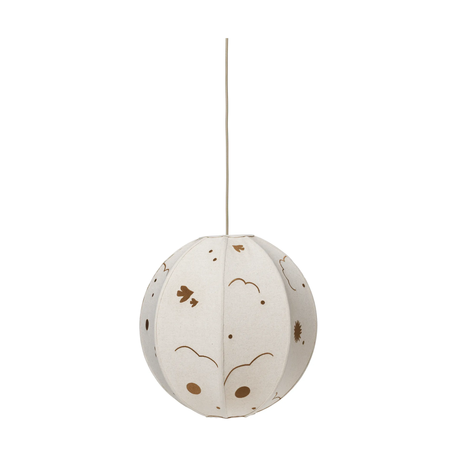 Skye lampskärm, Natural-bronze, Ø45 cm Ferm Living