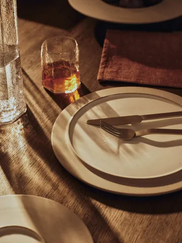 Sonae tallrik 2-pack - Grey-white, Ø28 cm - Ferm Living