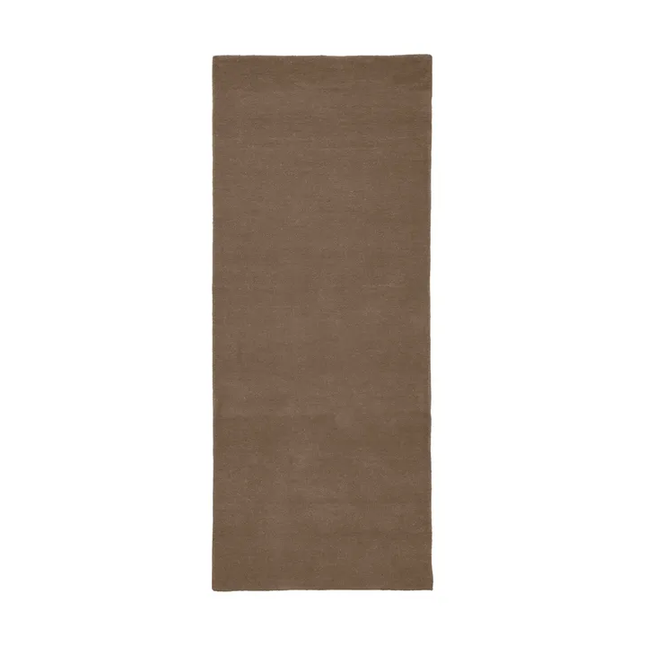 Stille tuftad matta - Ash brown, 80x200 cm - Ferm Living