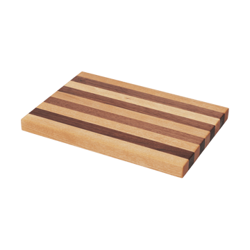 Ferm Living Stribe skärbräda bold 25x36 cm Walnut-oak