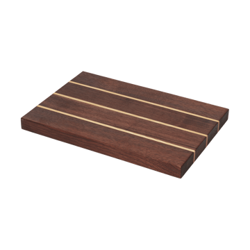Ferm Living Stribe skärbräda fine 25x36 cm Walnut-ash