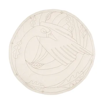 Swan baby matta - Natural, Ø100 cm - Ferm Living