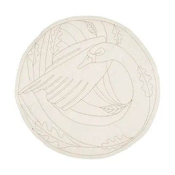 Swan baby matta - Natural, Ø100 cm - Ferm Living