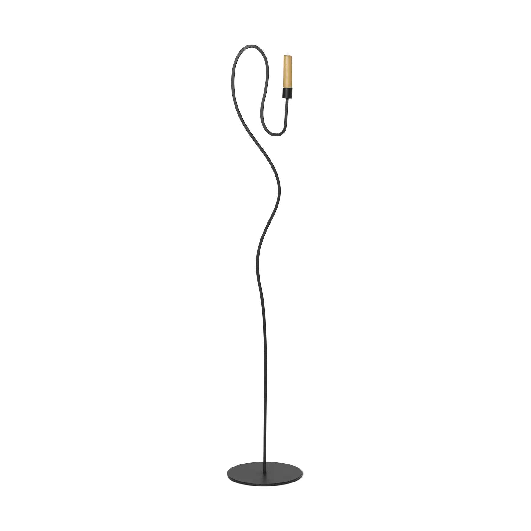 Valse golvljusstake, Black Ferm Living