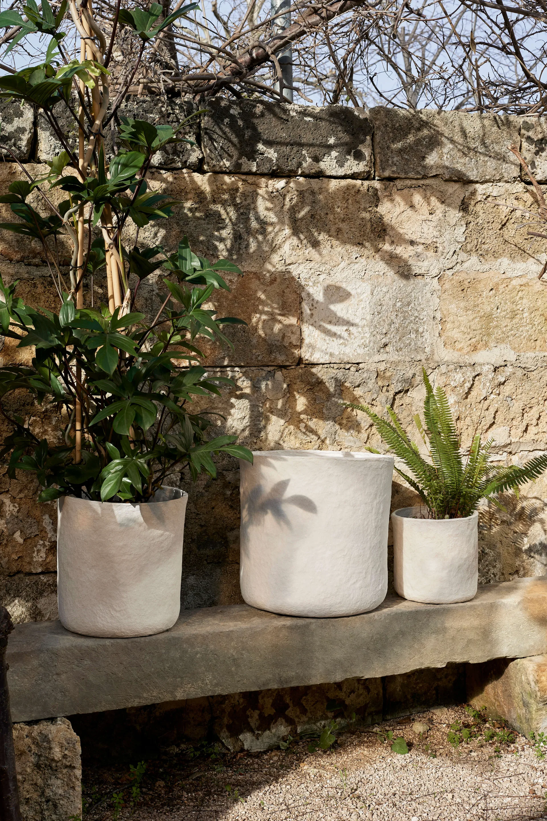 Vary förvaringskorg 3 delar, White Ferm Living