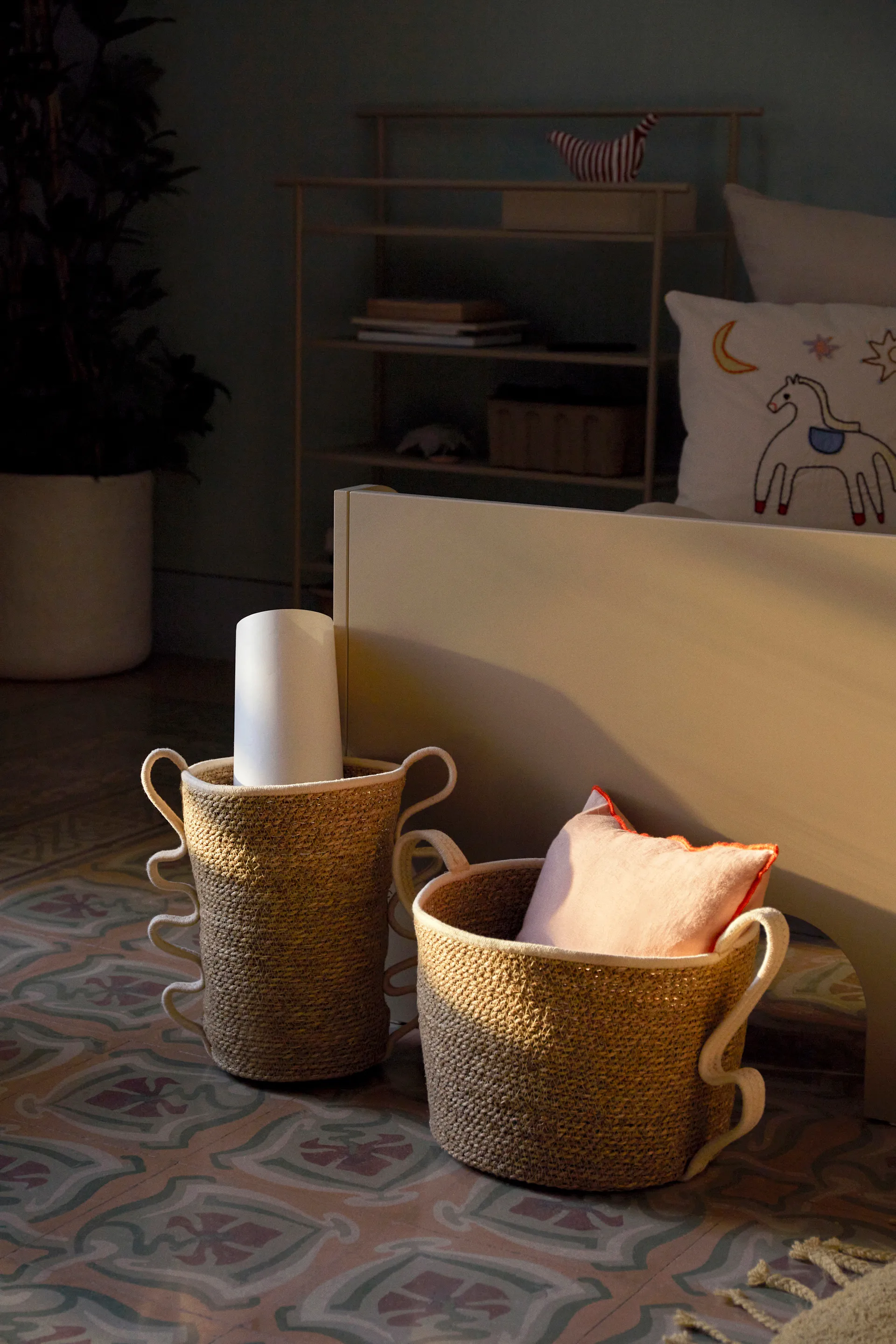 Verso förvaringskorg 2 delar, Off-white Ferm Living