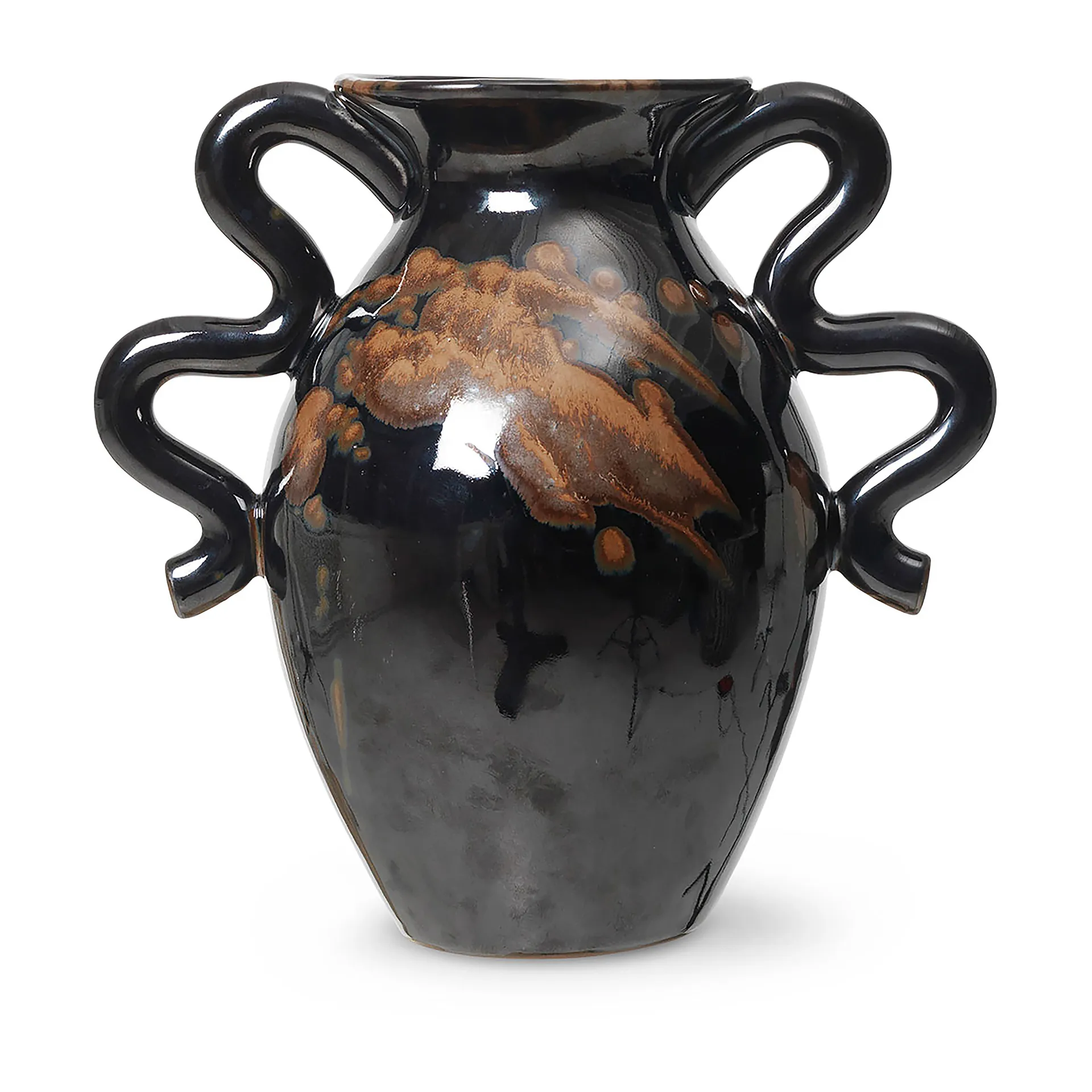 Verso vas 27 cm, Black-brown Ferm Living