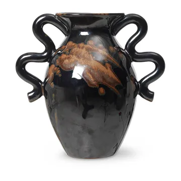 Verso vas 27 cm - Black-brown - Ferm Living