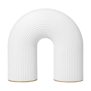 Vuelta outdoor portable bordslampa - White, 25 cm - Ferm Living