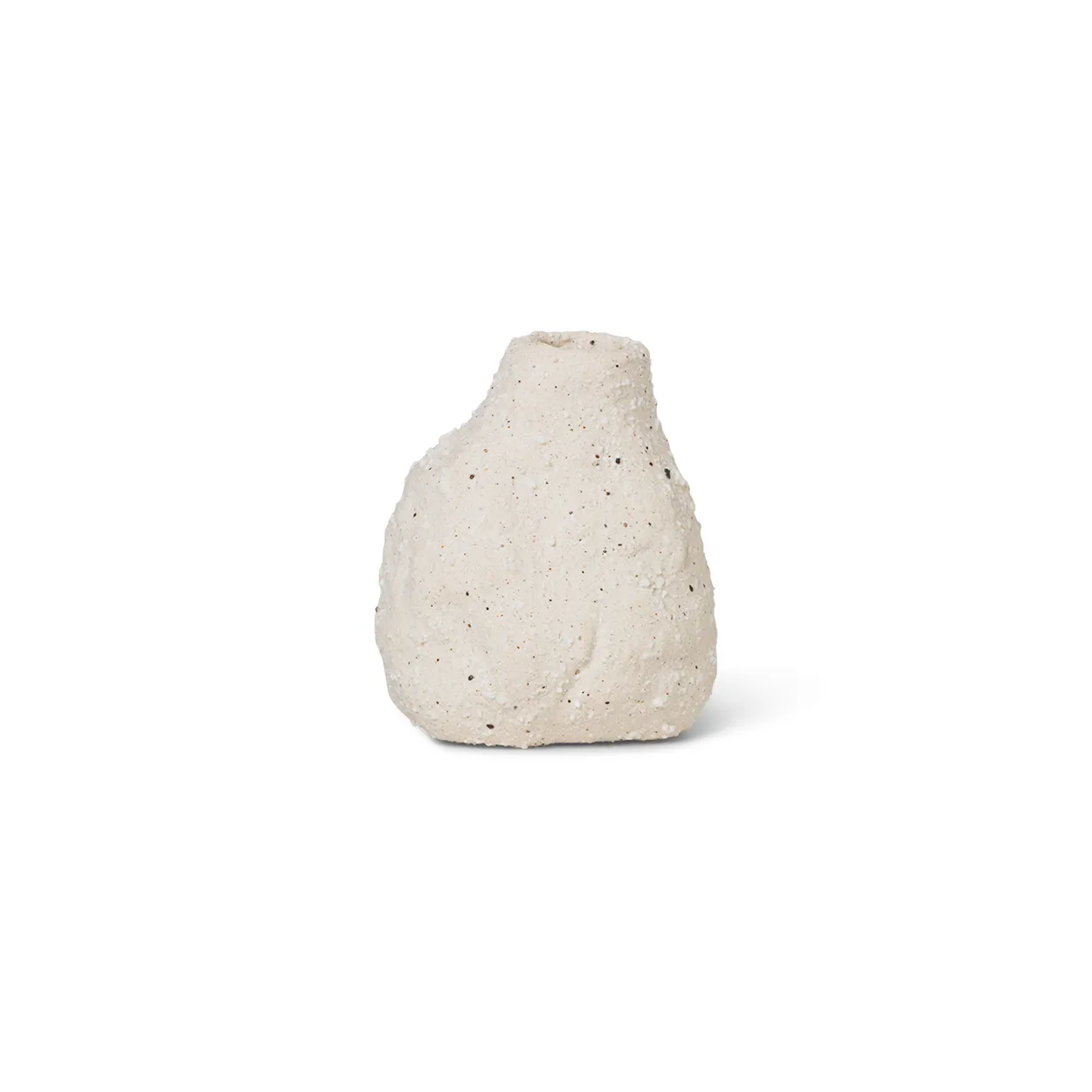 Ferm Living Vulca vas mini Off white stone