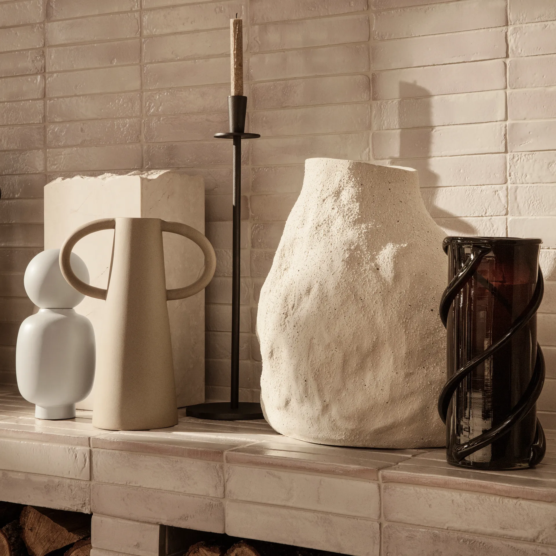 Vulca vas off-white, Large 45 cm Ferm Living