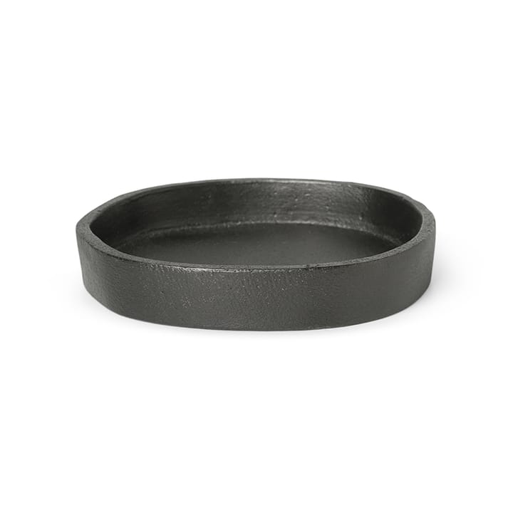 Yama bricka rund 8,3x8,9 cm, Svärtad aluminium Ferm Living