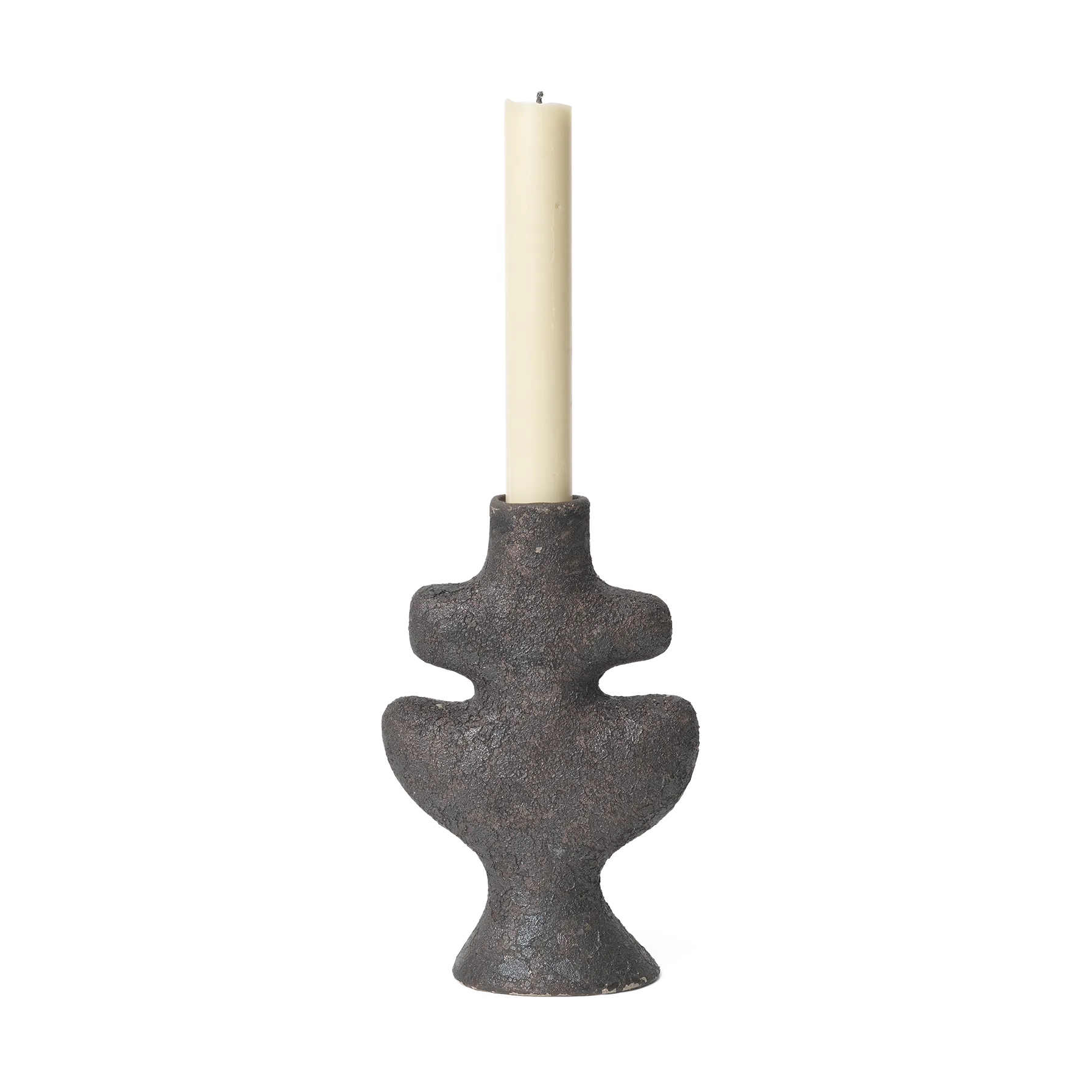 Yara ljusstake small, Rustic Iron Ferm Living