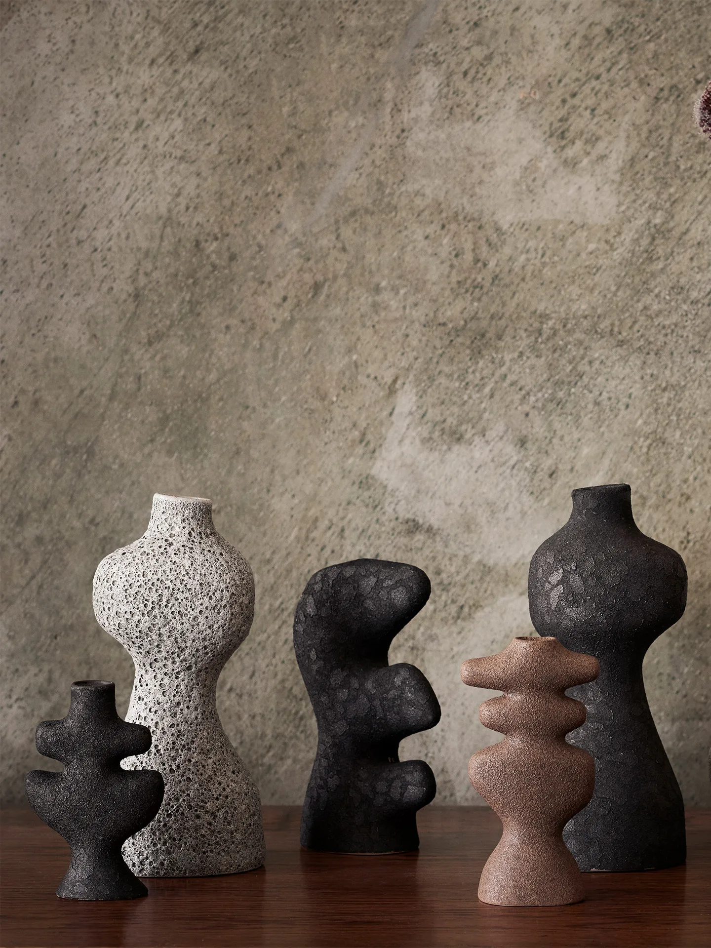 Yara vas medium, Grey Pumice Ferm Living