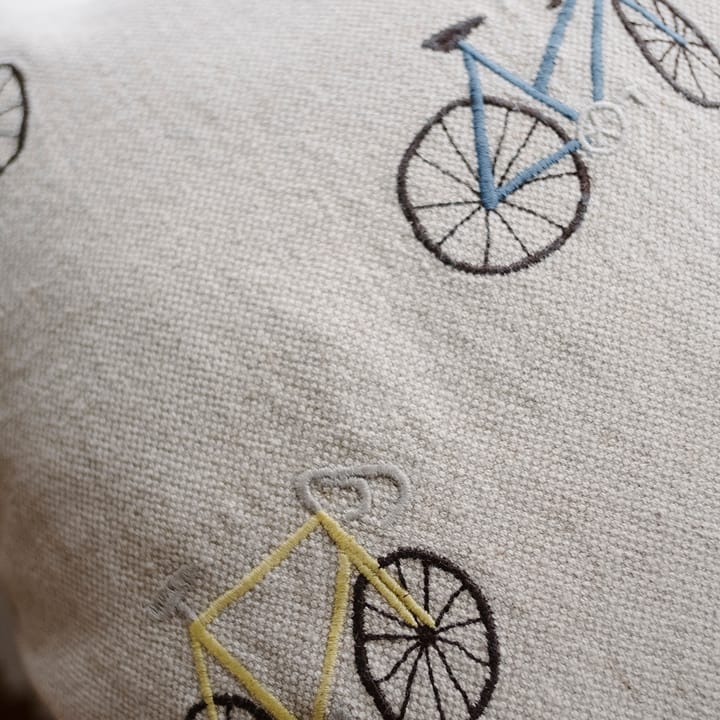 Bicycles kuddfodral 48x48 cm, Beige Fine Little Day