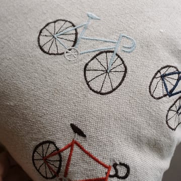 Bicycles kuddfodral 48x48 cm - Beige - Fine Little Day