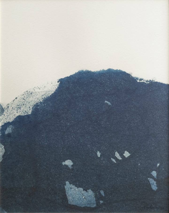 Dyeforindigo ocean 2 poster 40x50 cm, Blå-vit Fine Little Day