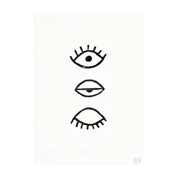Fine Little Day Eye Eye poster 50×70 cm
