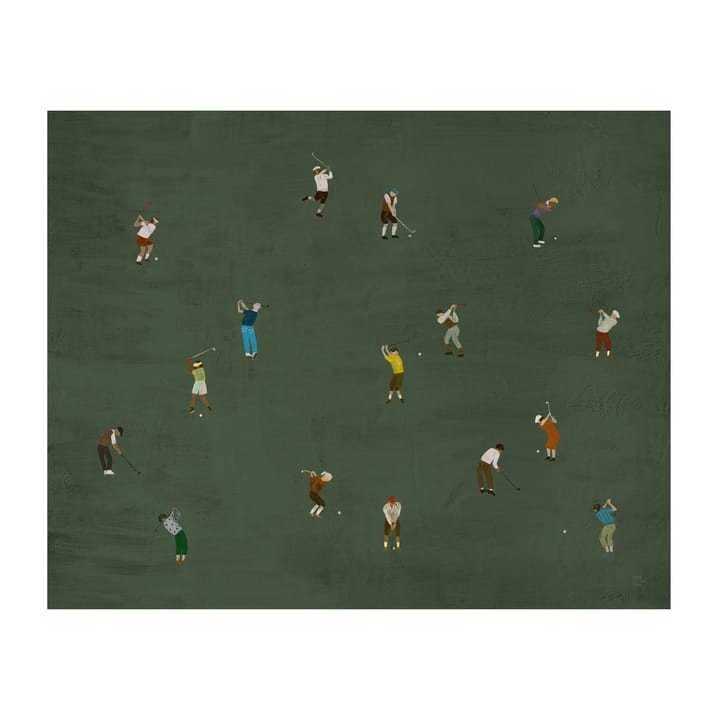 Golfers poster, 40x50 cm Fine Little Day