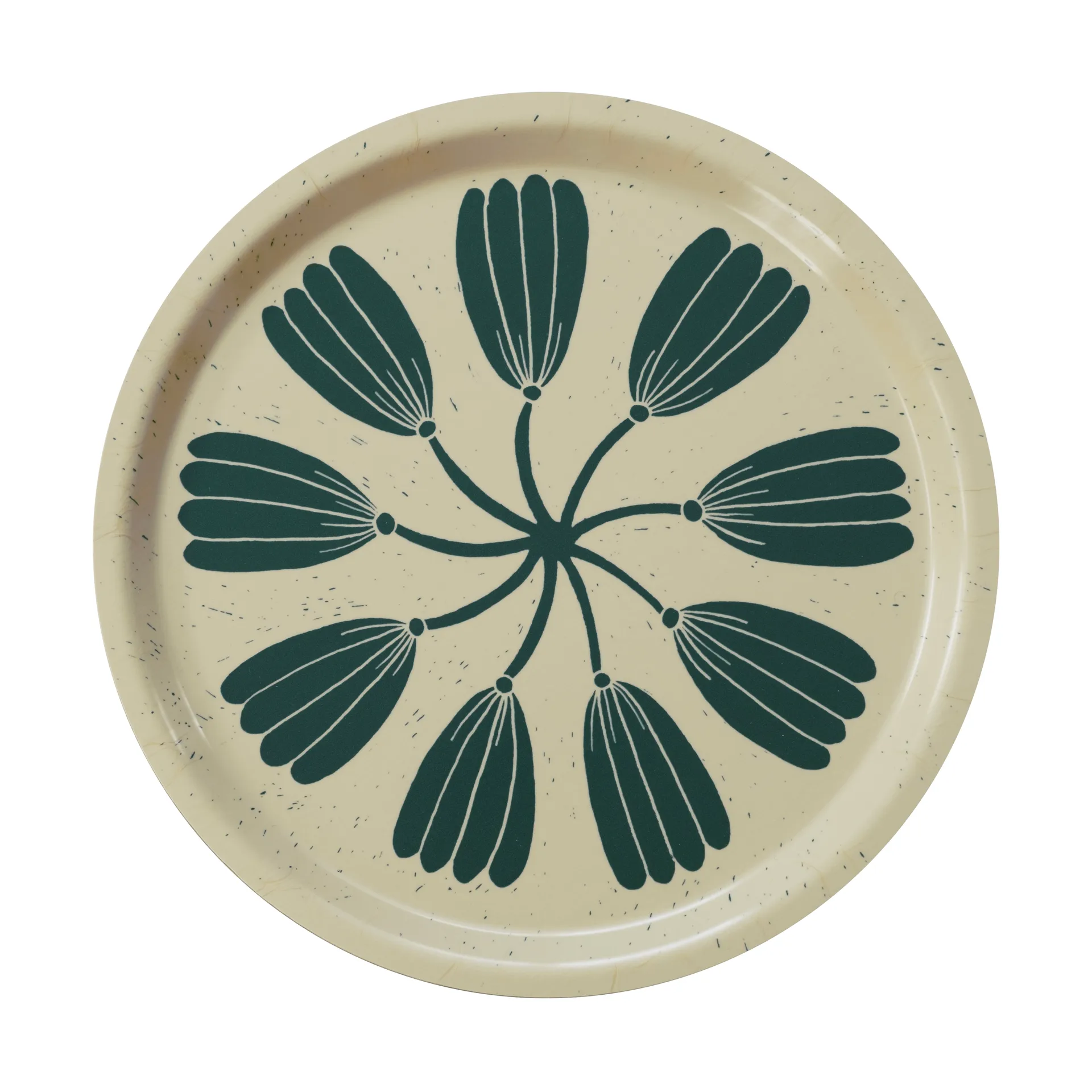 Krans bricka Ø31 cm, Yellow-green Fine Little Day