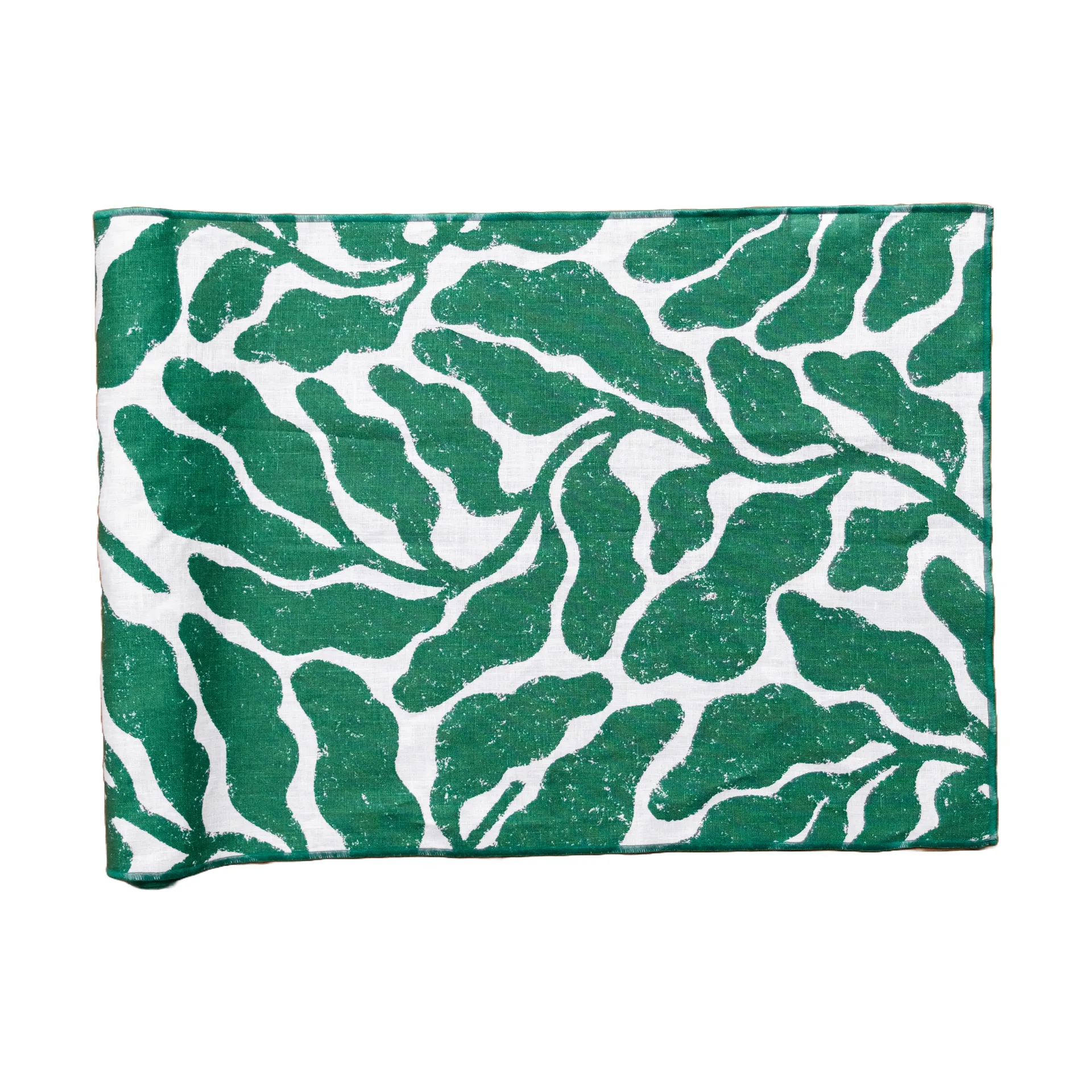 Leaves löpare 45x180 cm, Green Fine Little Day