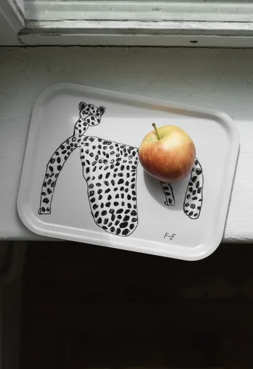 Leo bricka 20x27 cm - Vit - Fine Little Day