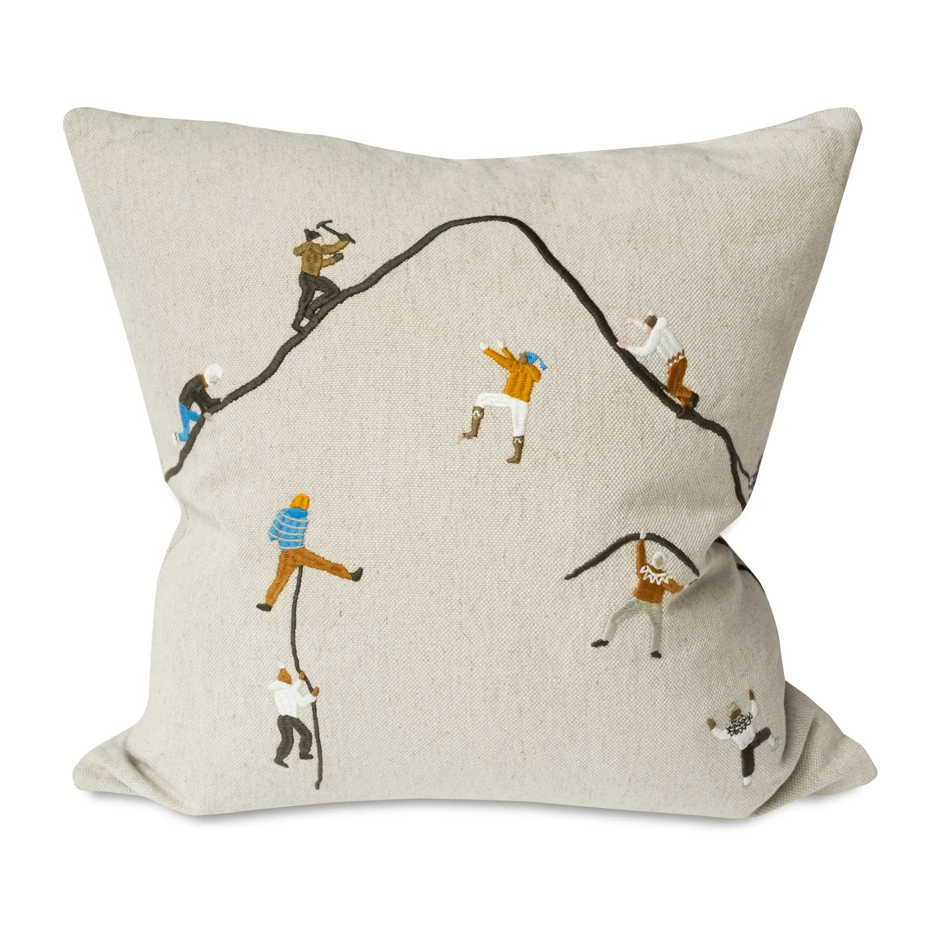 Mountain climbers kuddfodral 48x48 cm, Natur Fine Little Day