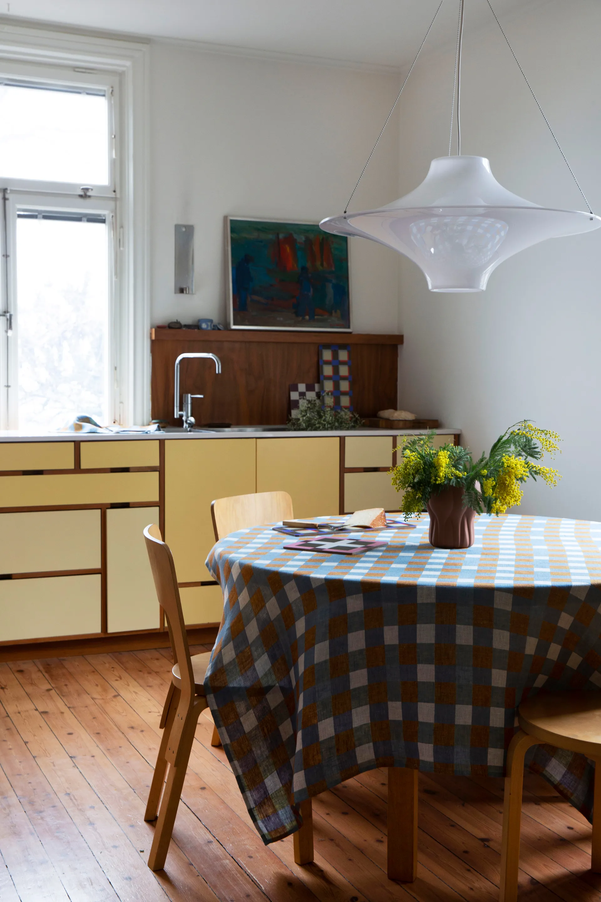 Rutan bordsduk 147x250 cm, Oat Fine Little Day