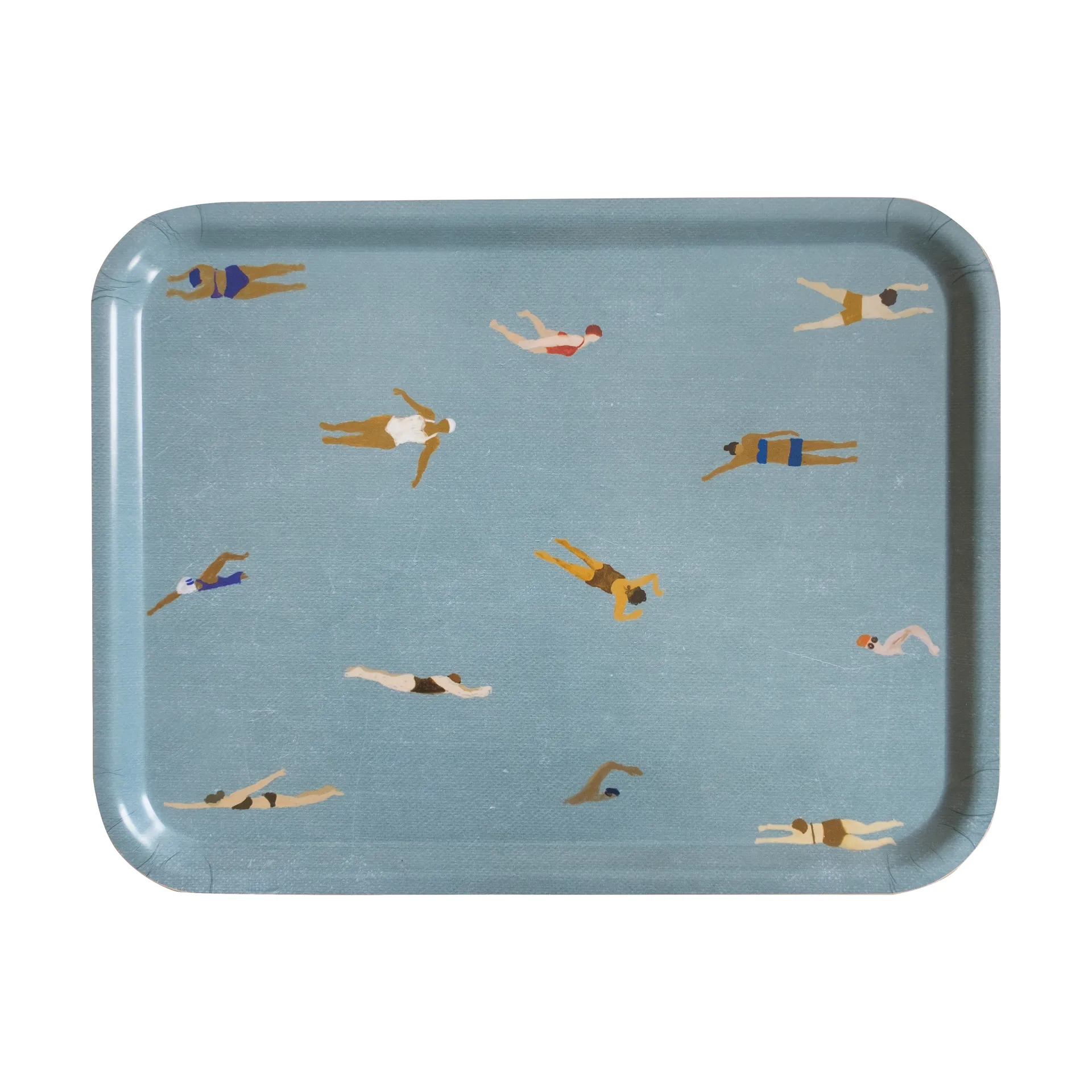 Swimmers bricka 33x43 cm, Beige Fine Little Day