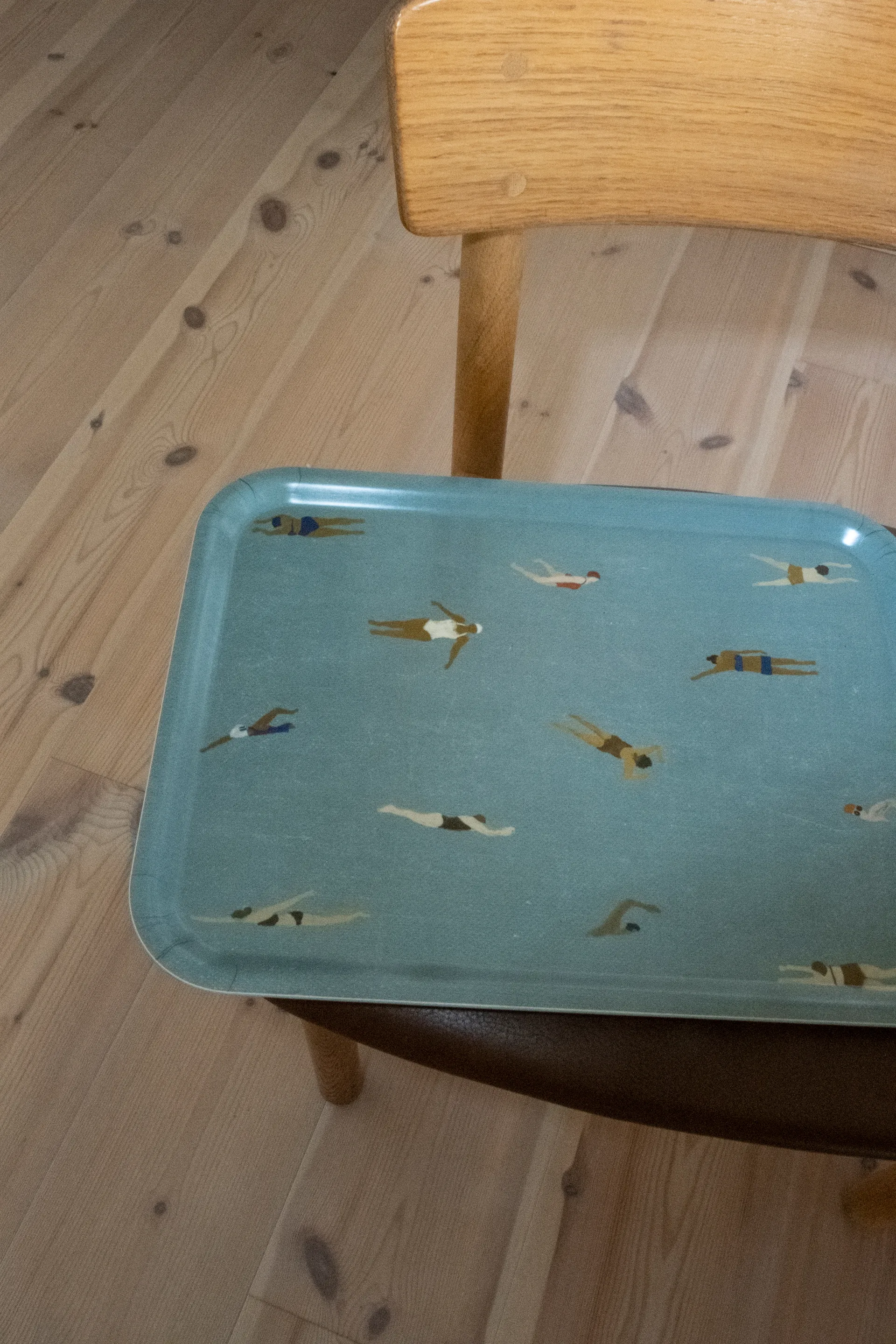 Swimmers bricka 33x43 cm, Beige Fine Little Day