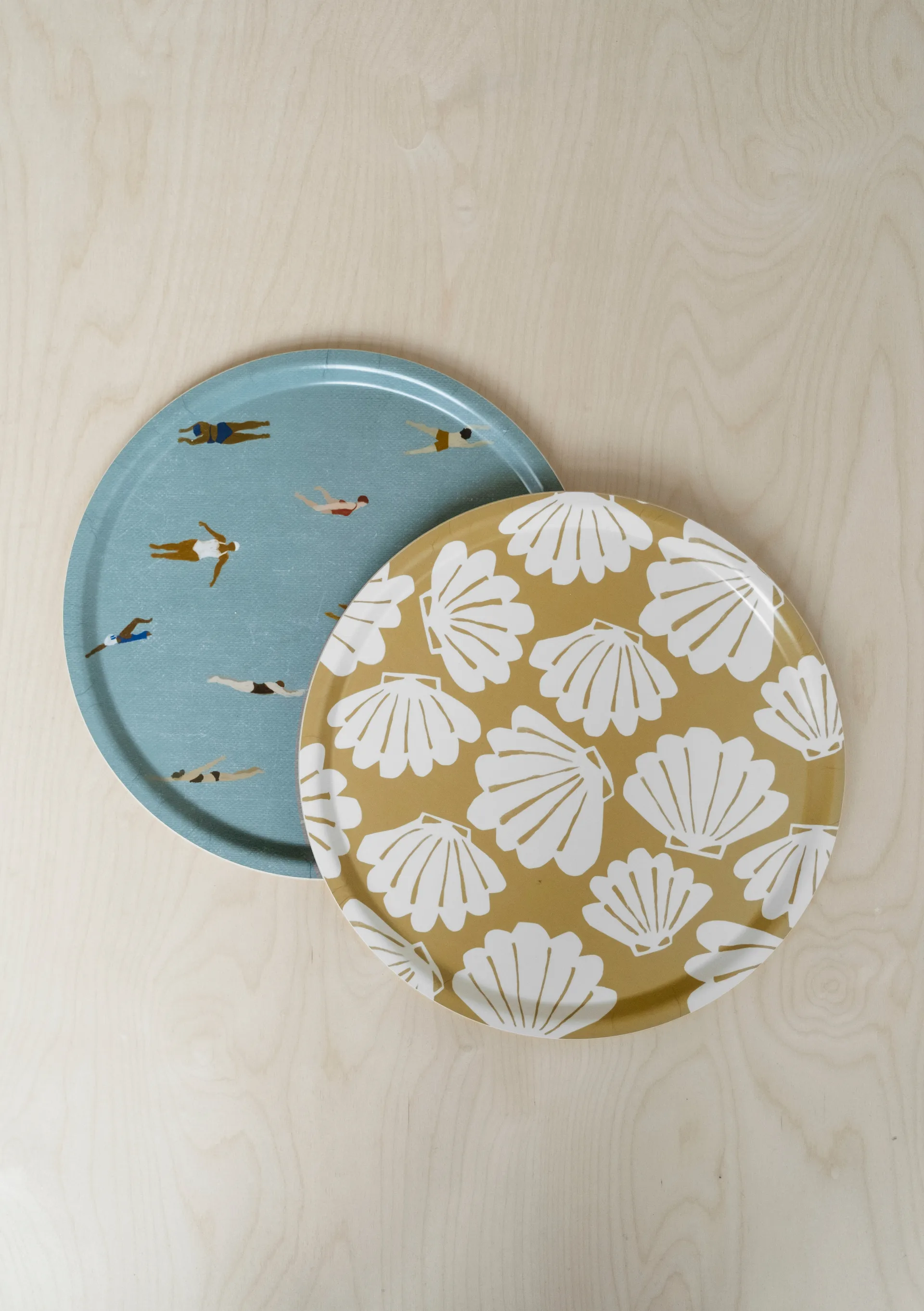 Swimmers bricka Ø38 cm, Beige Fine Little Day