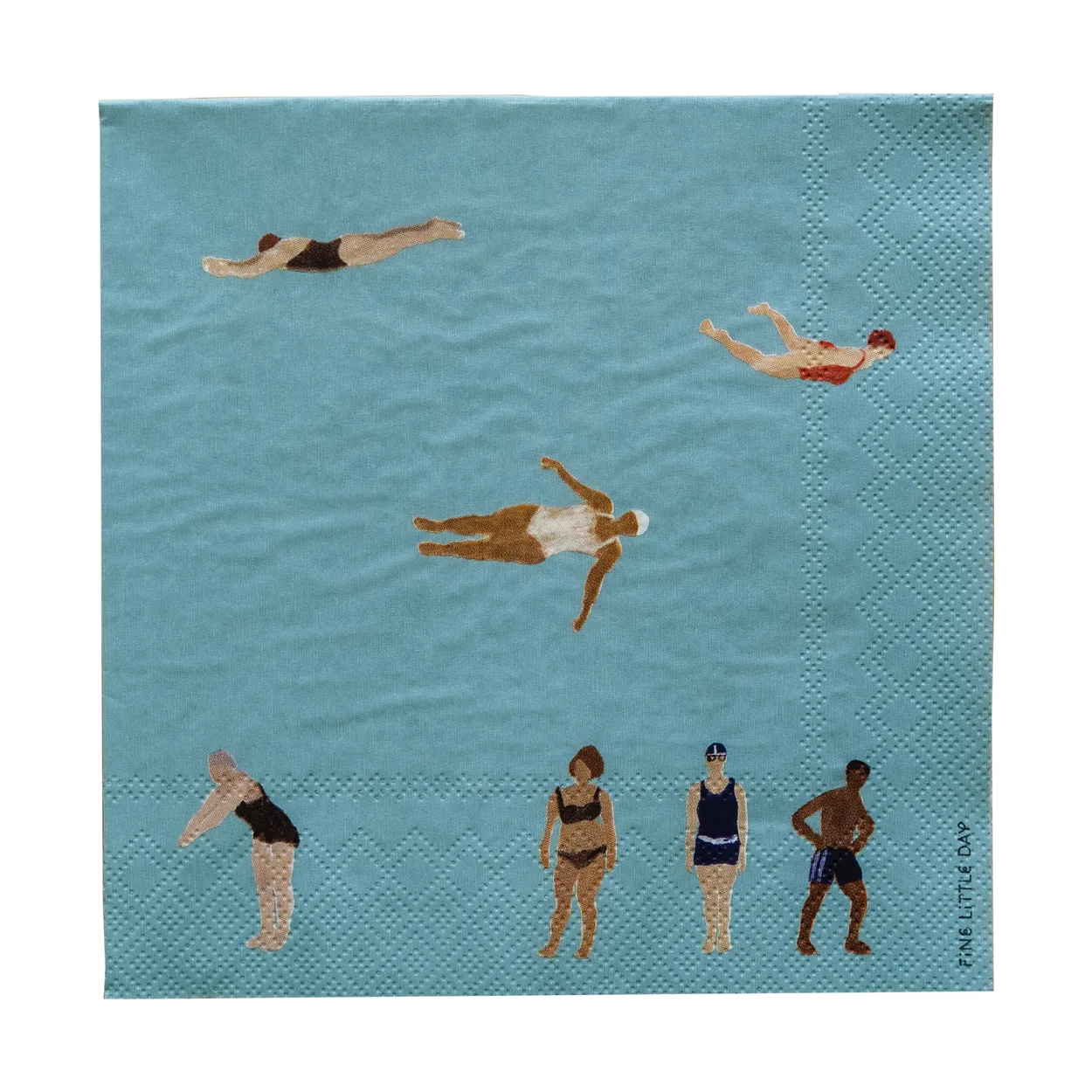 Fine Little Day Swimmers pappersservetter 33×33 cm 25-pack Multi