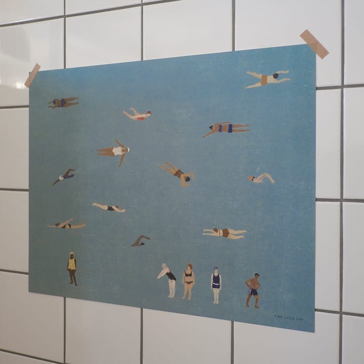 Swimmers poster, 40x50 cm Fine Little Day