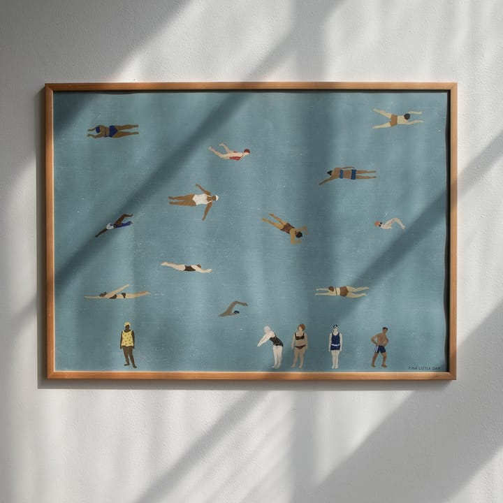 Swimmers poster, 50x70 cm Fine Little Day