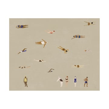 Fine Little Day Swimmers poster Beige 40×50 cm