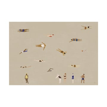 Fine Little Day Swimmers poster Beige 50×70 cm