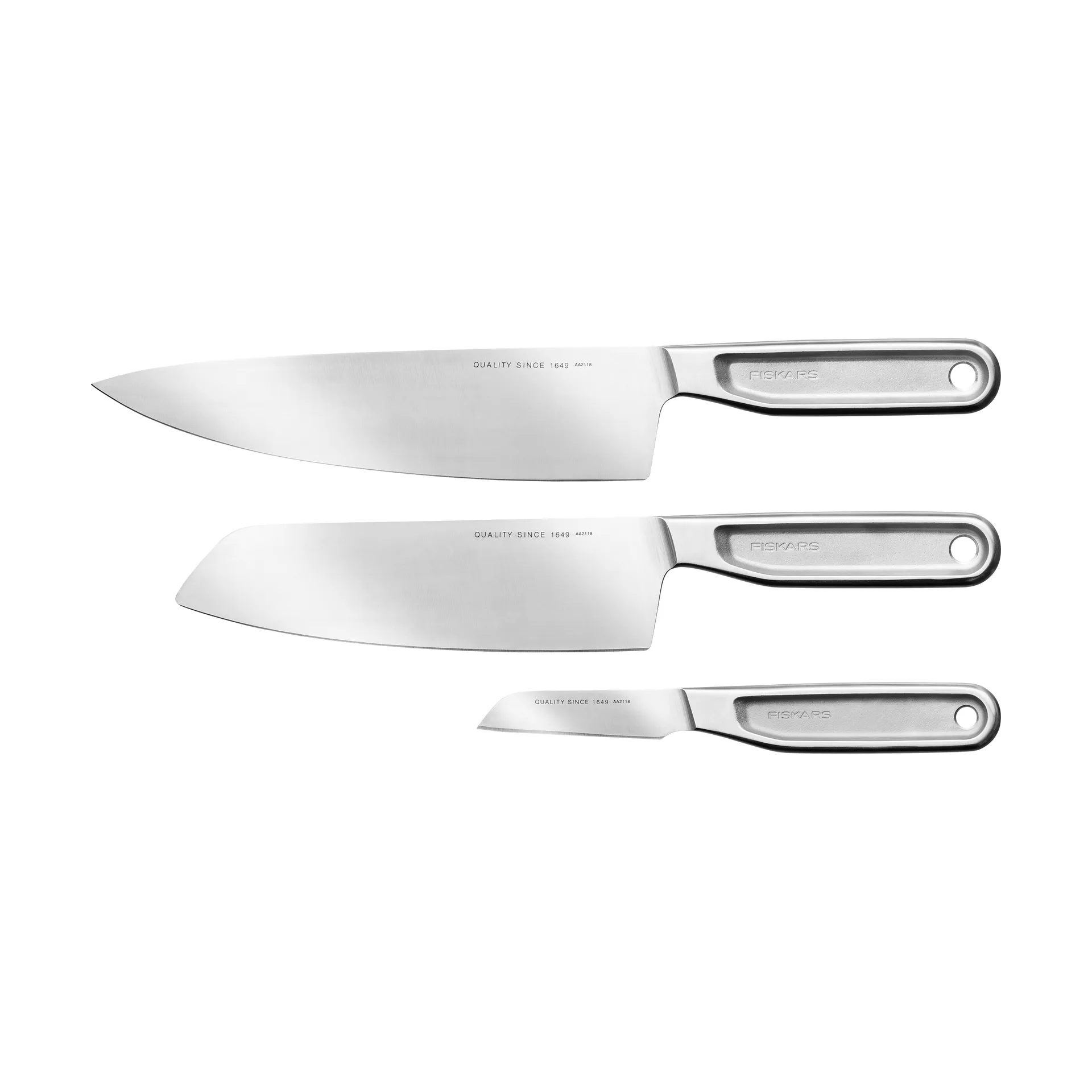 All Steel knivset, 3 delar Fiskars All Steel knivset, 3 delar Fiskars