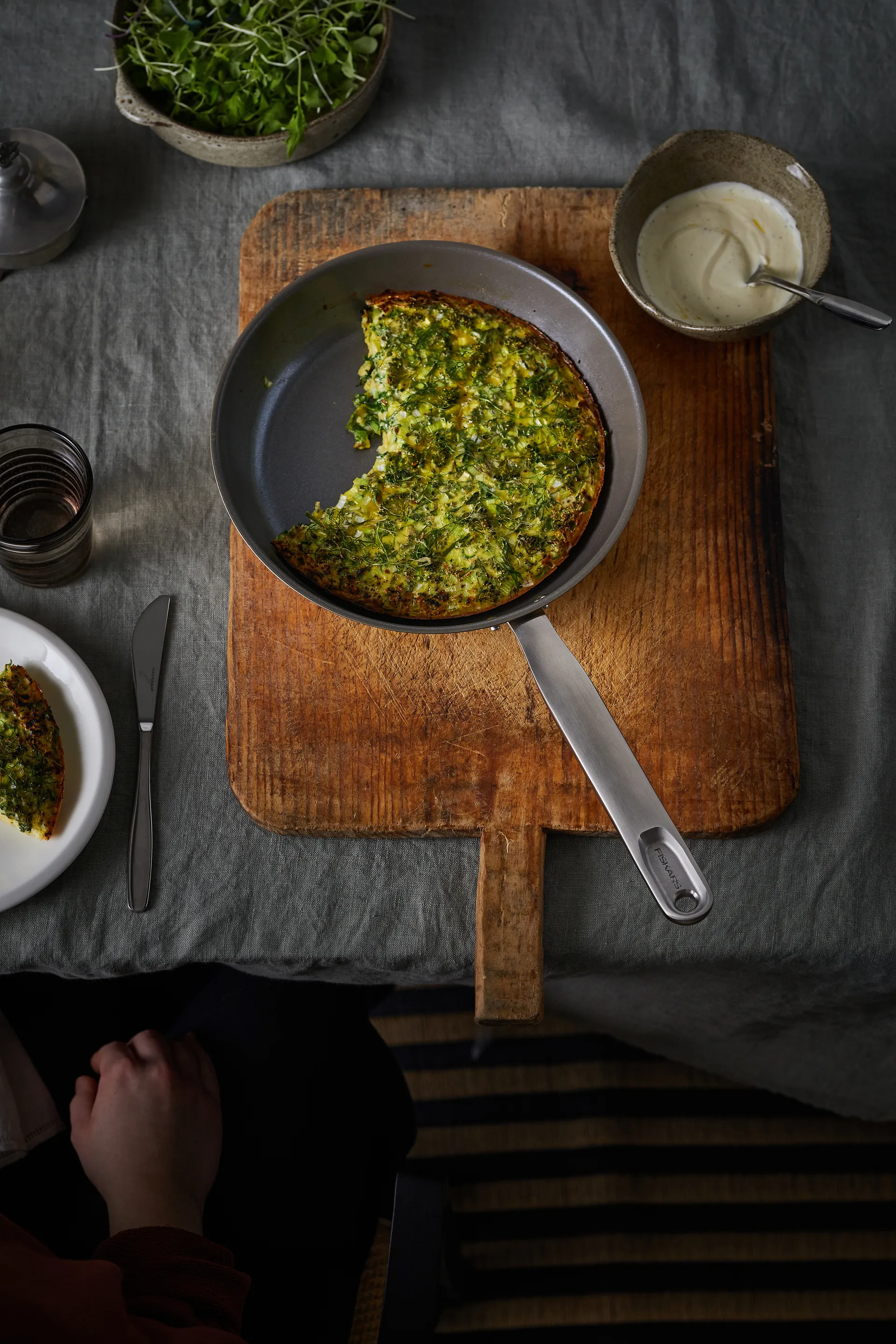 All Steel stekpanna, Ø24 cm Fiskars