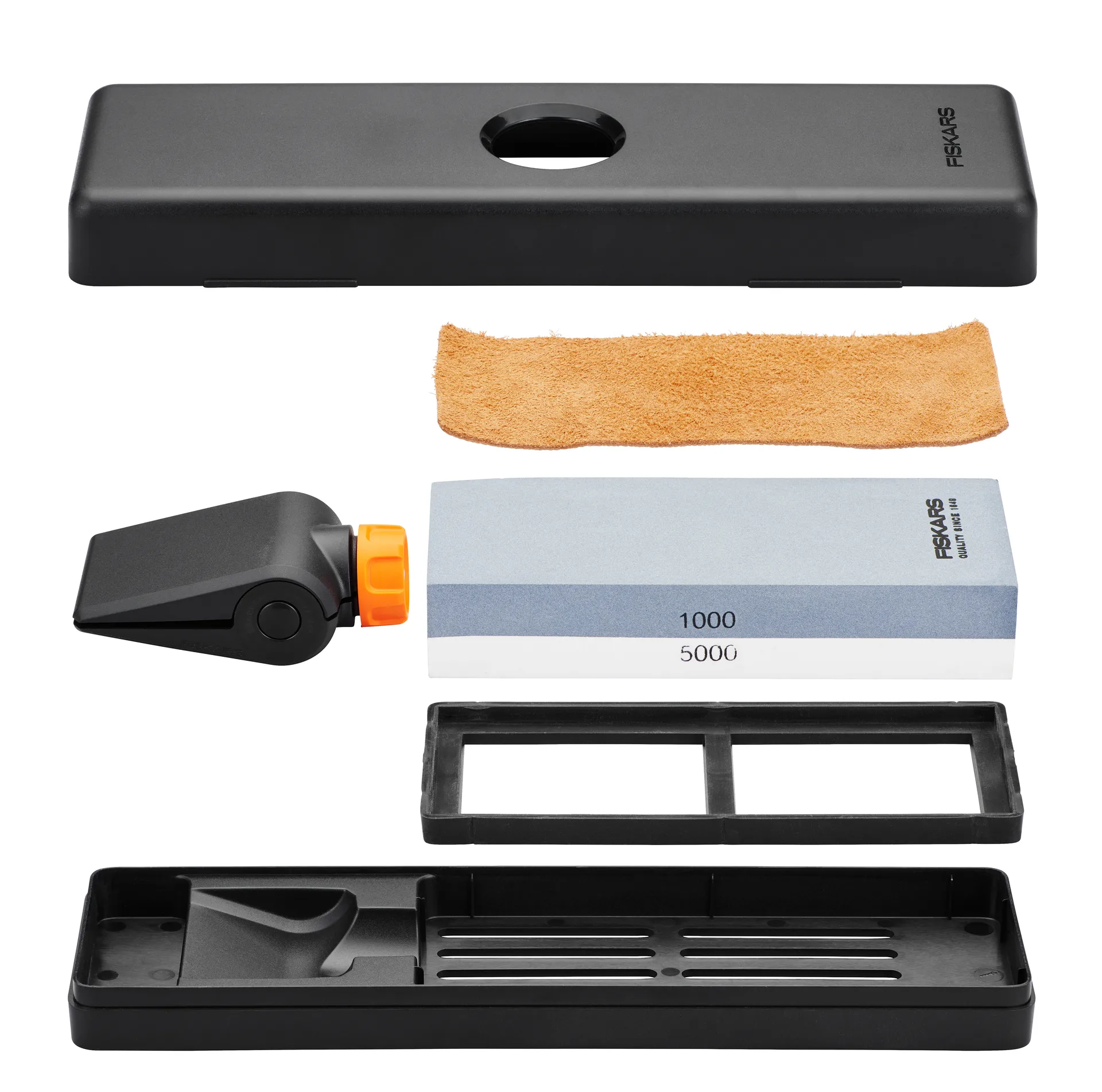 Fiskars brynstensset, Svart-orange Fiskars