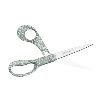 Fiskars x Rörstrand universalsax - Ostindia Floris grön, 21 cm - Fiskars