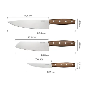 Folken knivset - 3 delar - Fiskars