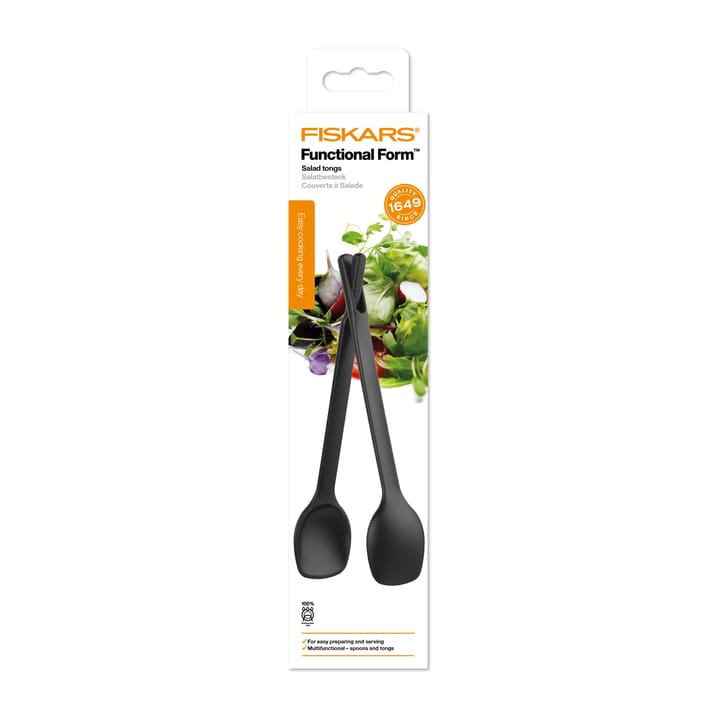 Functional Form salladsbestick 2-pack, Svart Fiskars