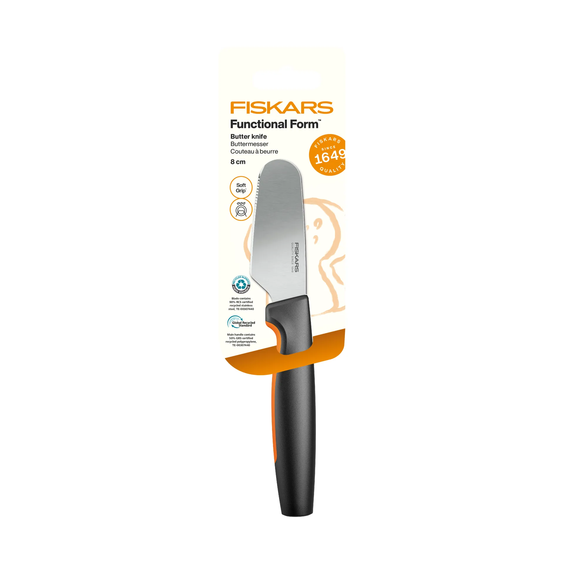 Functional Form smörkniv, Rostfritt stål Fiskars