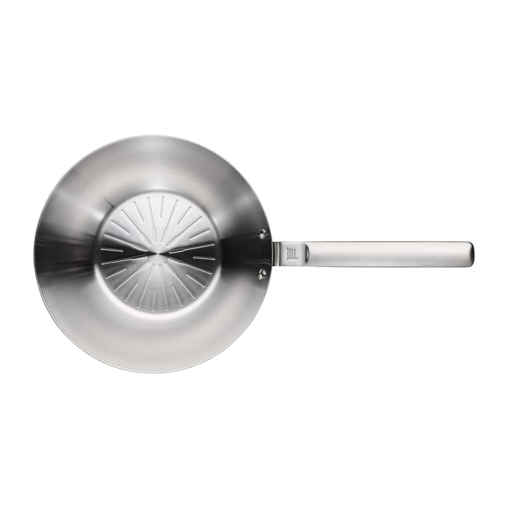 Norden Steel wokpanna rostfritt stål obelagd, Ø28 cm Fiskars