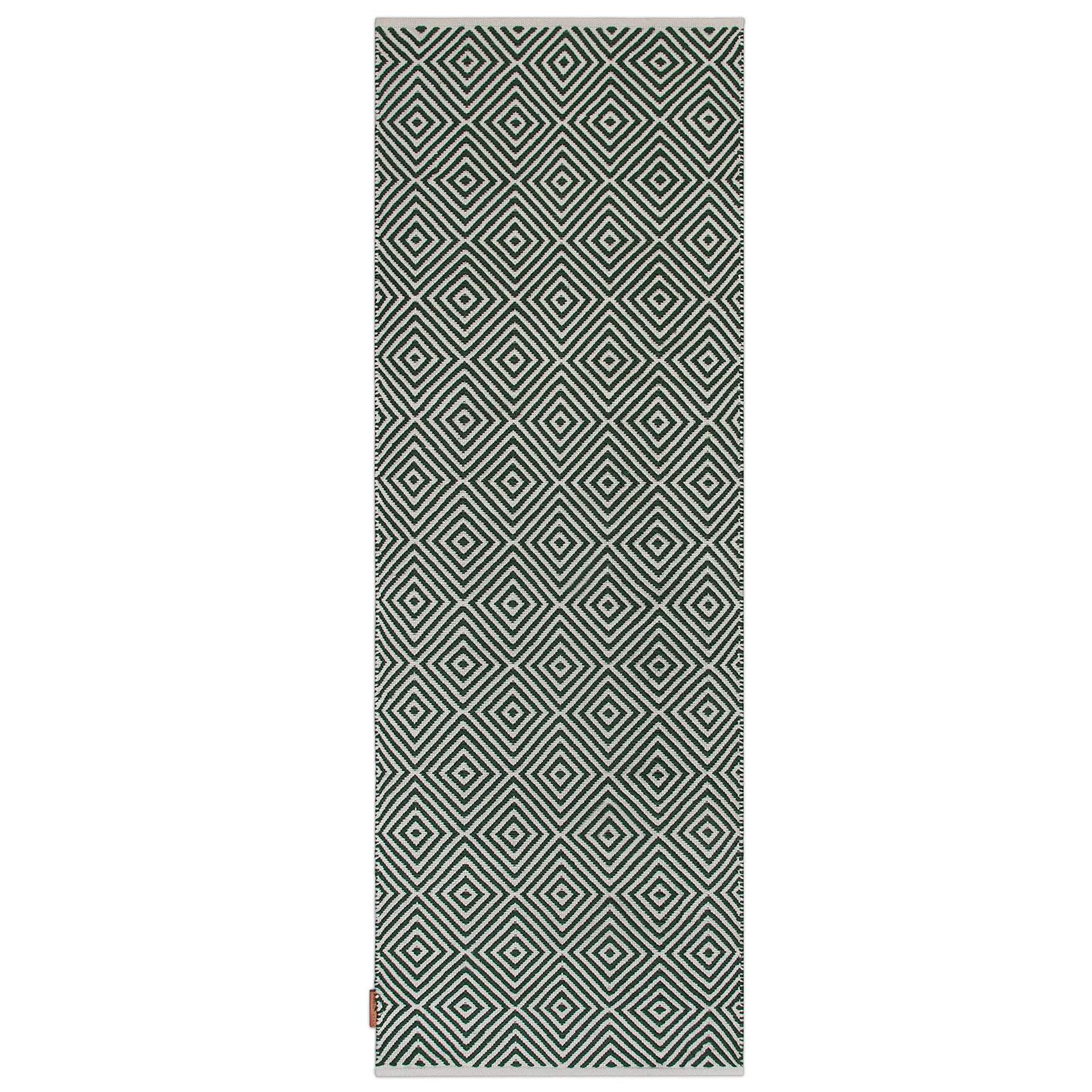 Diamond matta 70x200 cm, Green Formgatan