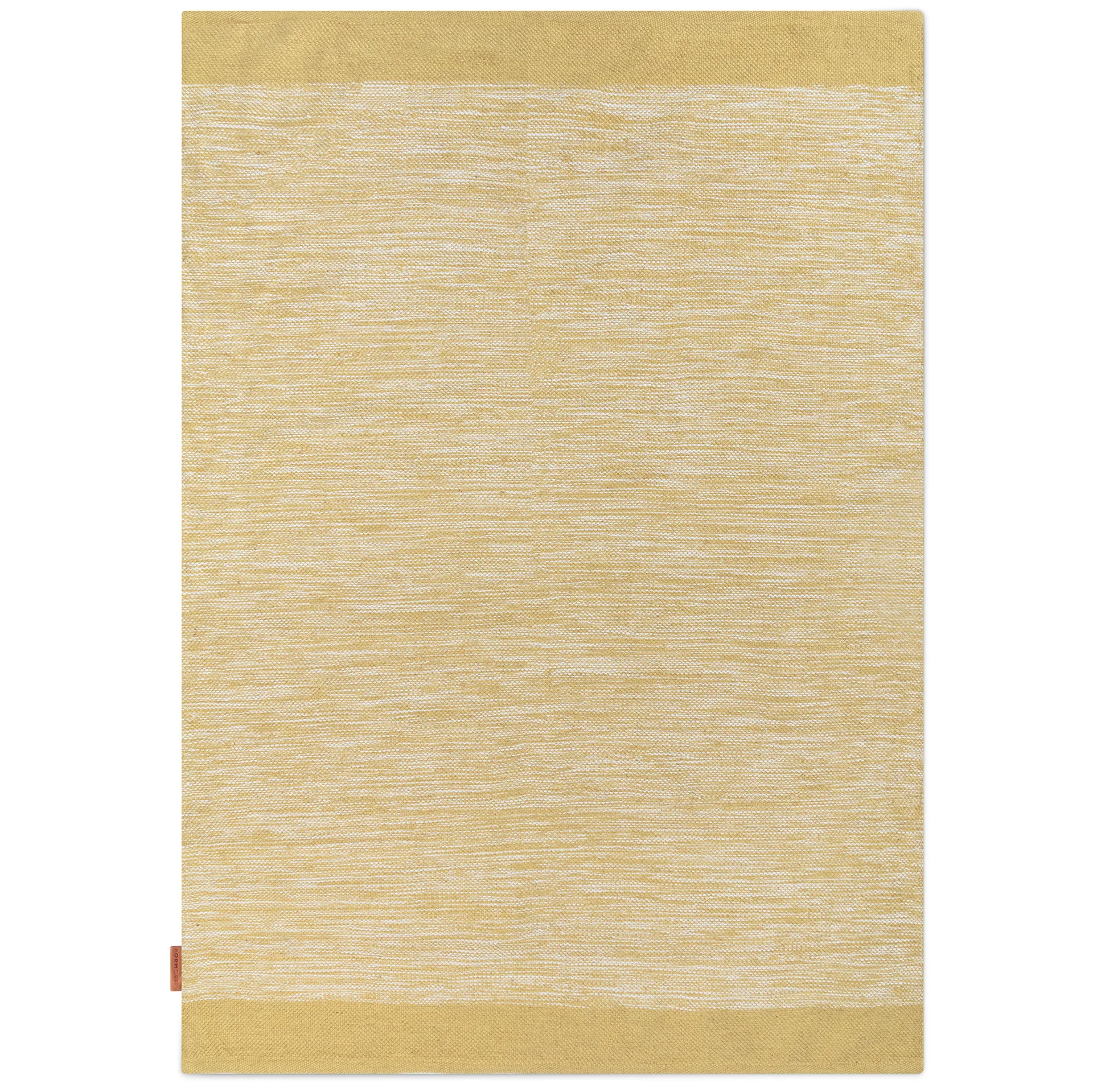 Melange matta 170x230 cm, Dusty yellow Formgatan