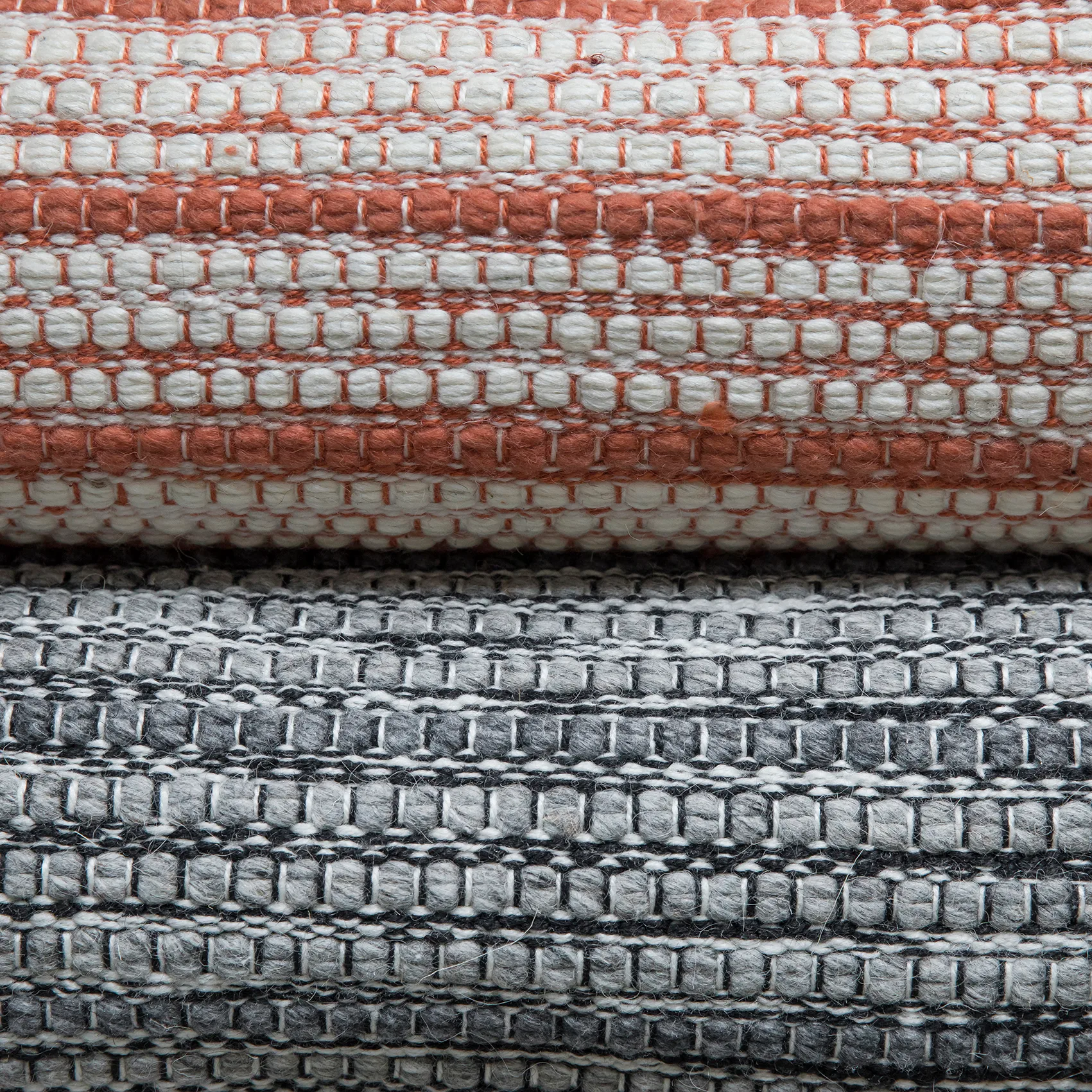 Stripe matta 140x200 cm, Burnt orange Formgatan